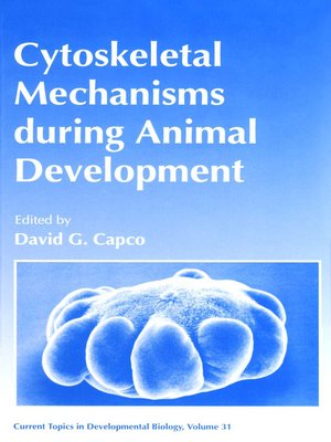 cover image of Cytoskeletal Mechanisms During Animal Development